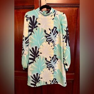 Vintage Floral Print Dress